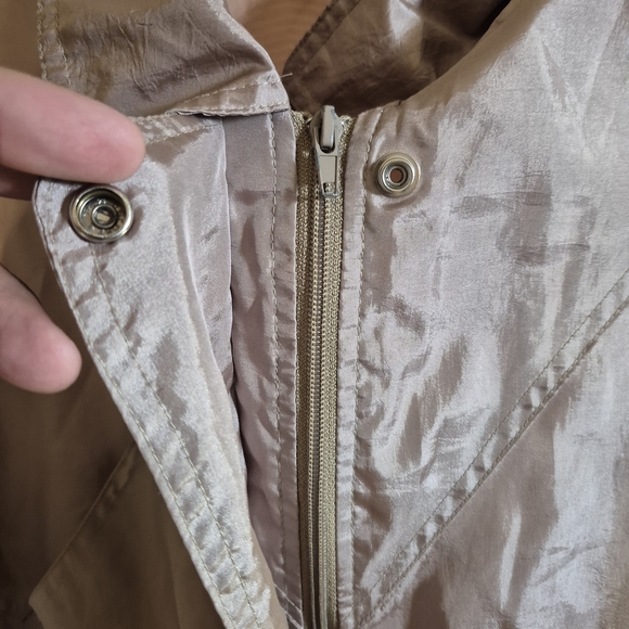 Haband Vintage Gold Trench Coat - Picture 3 of 5